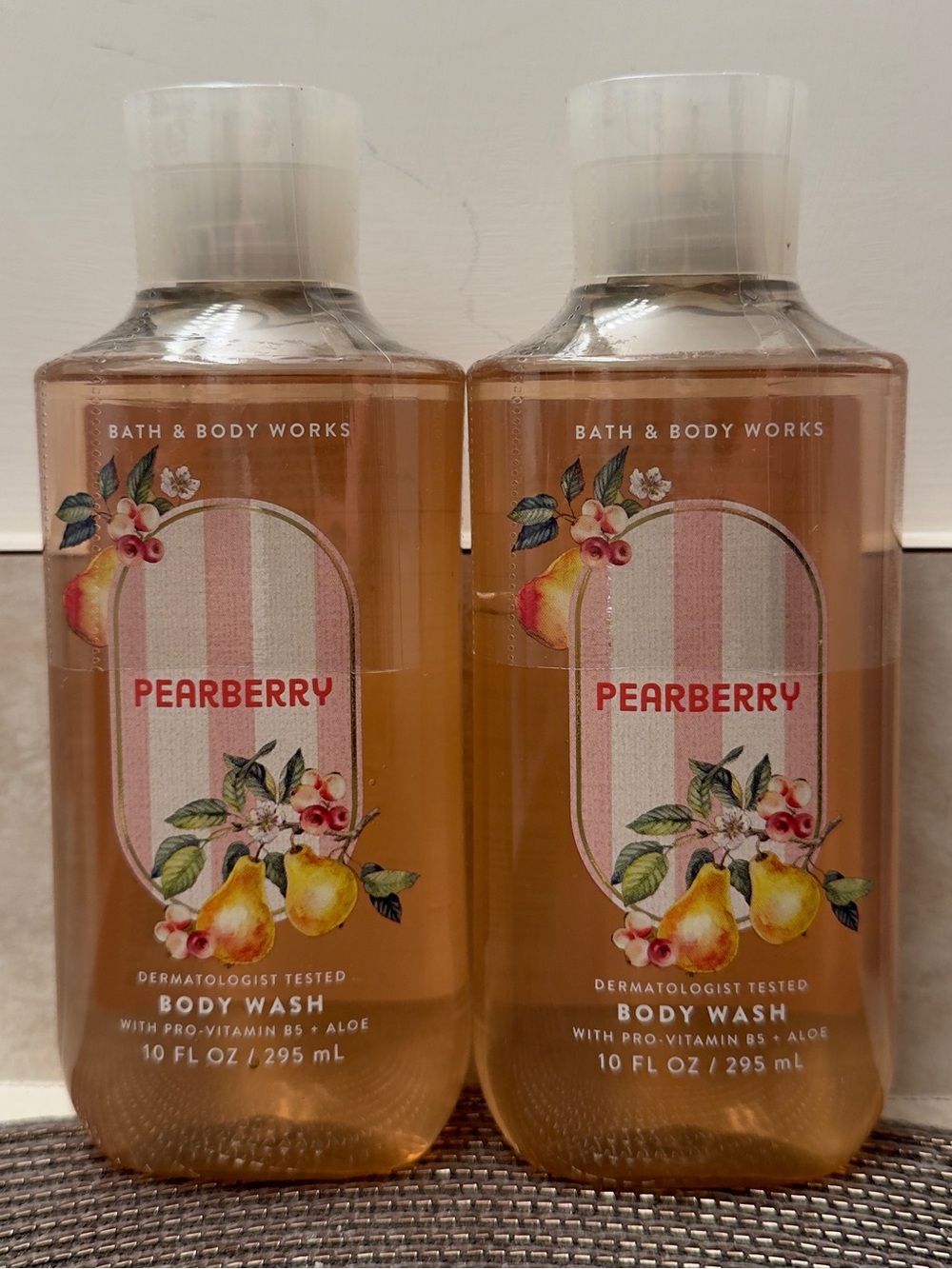 NWT Bath & Body Works Pearberry Body Wash Set Sealed BBW